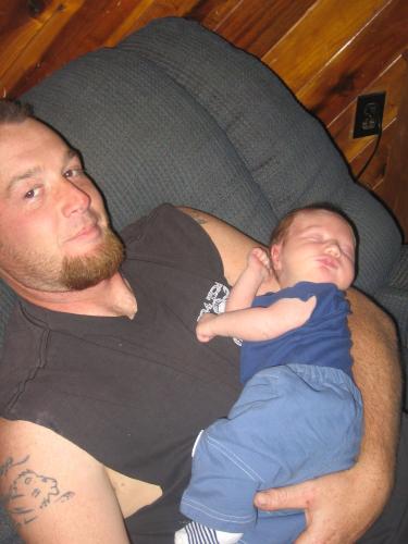 Daddy and son